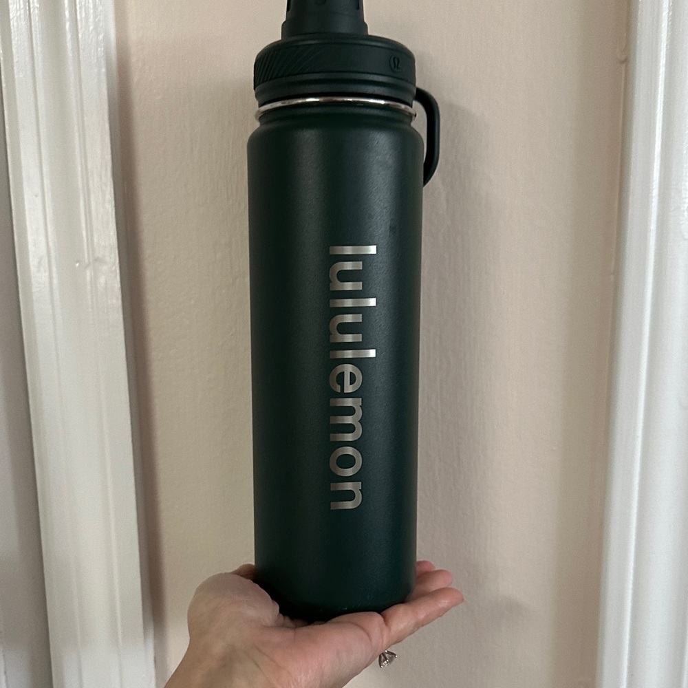 Lululemon Dark Green Water Bottle